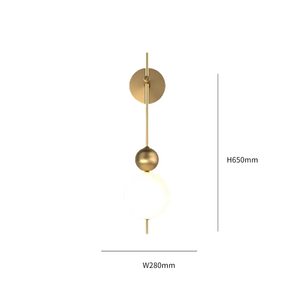 Applique Murale Circulaire de Luxe, Lumière Créative pour Salon