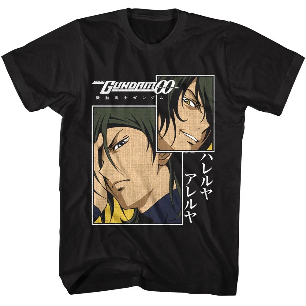 Gundam G00 Alleelujah Haptismus männer T Shirt Japanischen Pilot Anime Grafik T Shirts Männer Kleidung Harajuku