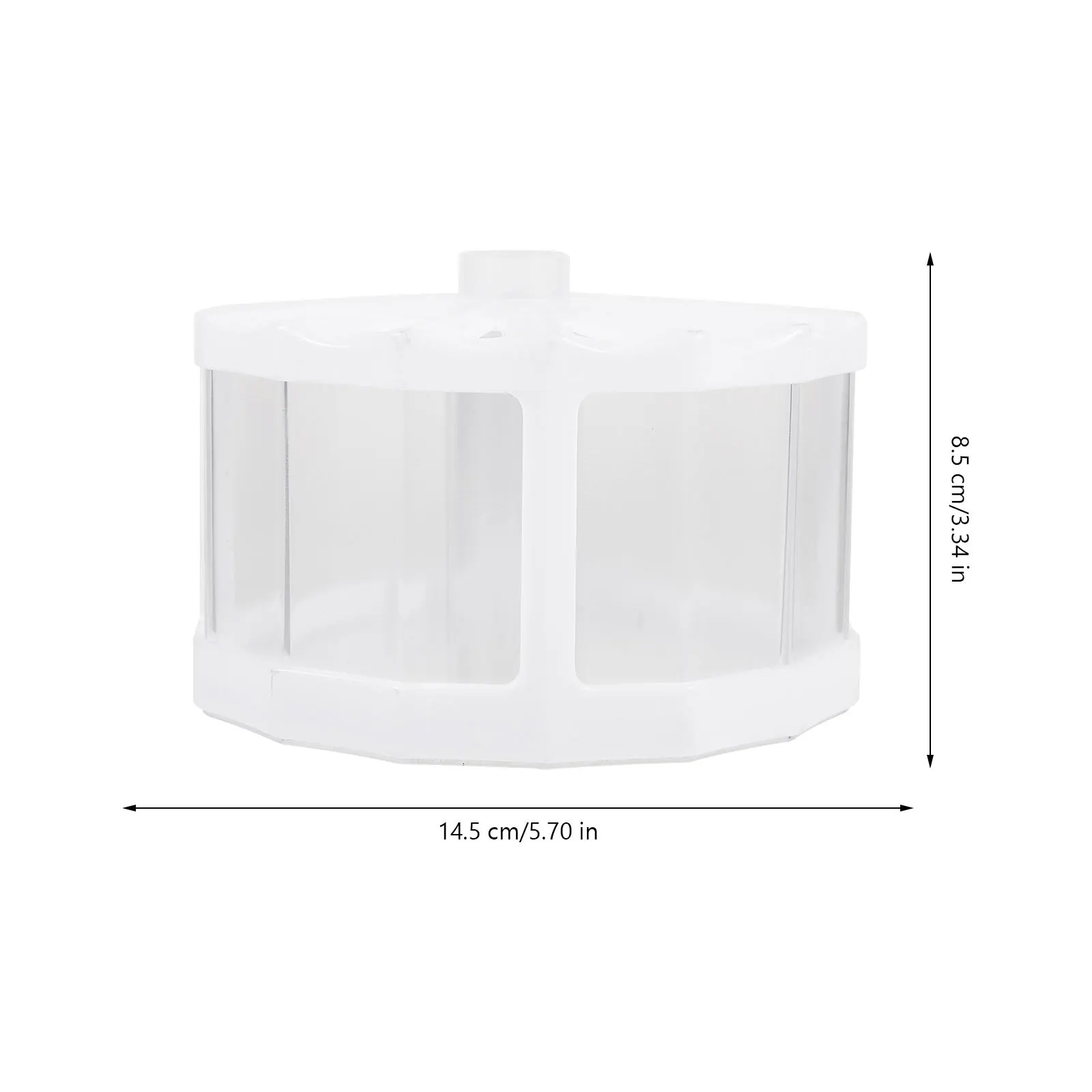 

Mini Betta Fish Tank Plastic Small Aquarium Transparent Desktop Fish Bowl For Home Office Decor Portable Lightweight