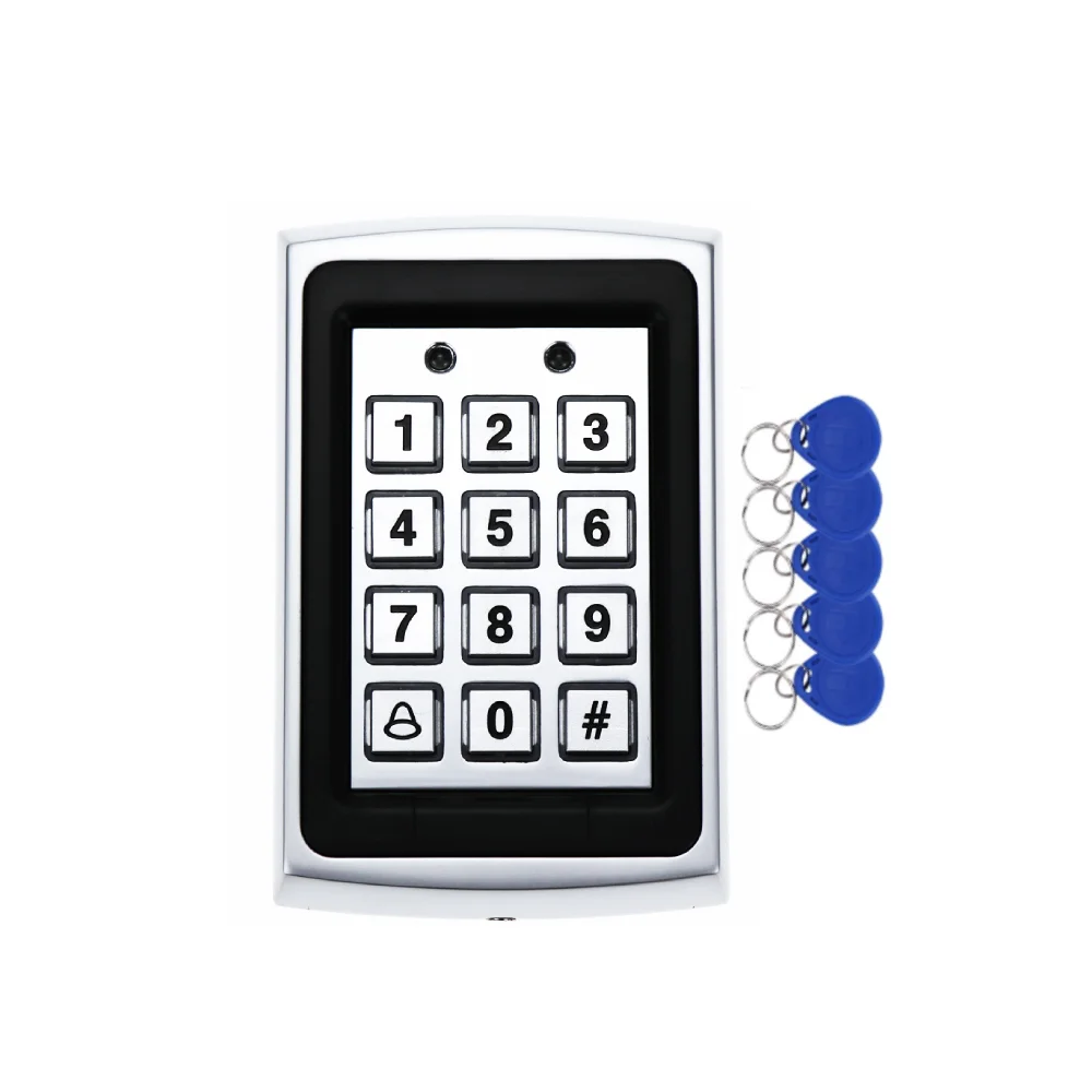 

Metal Access Control System RFID Card Reader Password Unlock Board For Video Doorbell System