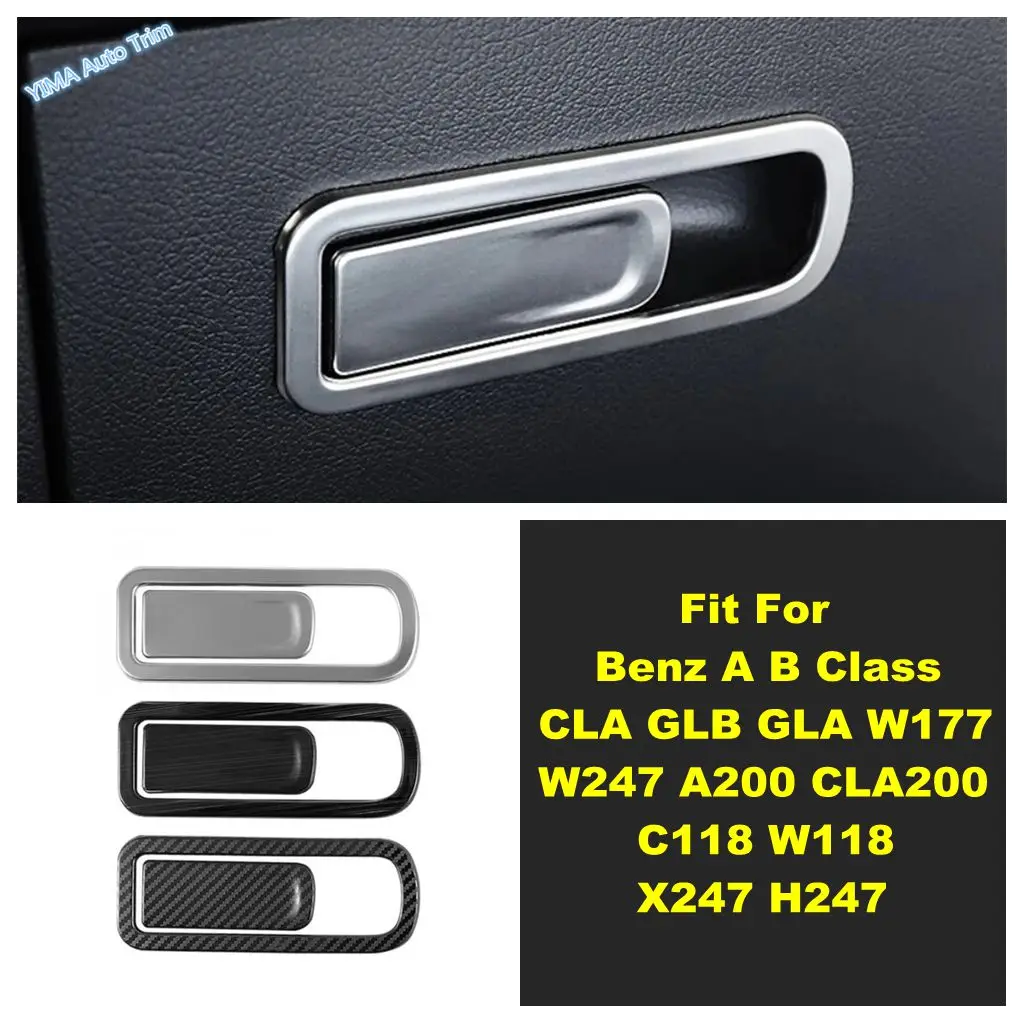 

Car Copilot Glove Box Handle Cover Trim Accessories Fit For Benz A B Class CLA GLB GLA W177 W247 A200 CLA200 C118 W118 X247 H247