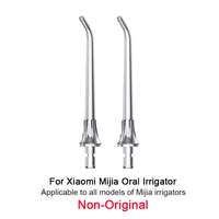 Replacement Water Flosser Nozzles for XIAOMI Mijia Oral Irrigator All Models, Waterpick Standard/ Orthodontic Refill Tips 2PCS