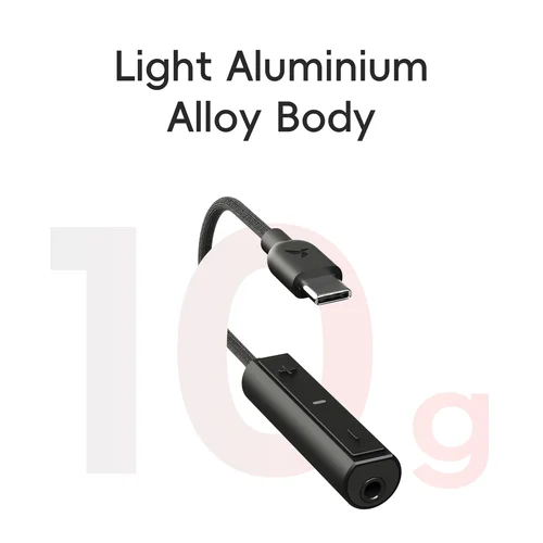 Imagen 2 del producto HiBy Digital D1 tipo C Audio HiFi Dongle USB DAC auriculares AMP PCM32Bit/384kHz salida de 3,5mm CS46L41 tarjeta de sonido para Android Win10