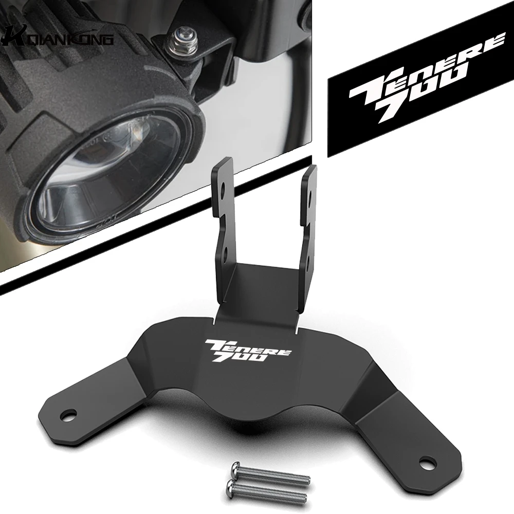 

For Yamaha Tenere 700 Tenere700 T7 T700 2019-2026 Motorcycle Accessories Fog Lamp Auxiliary Light Fog Light Mount Bracket Holder