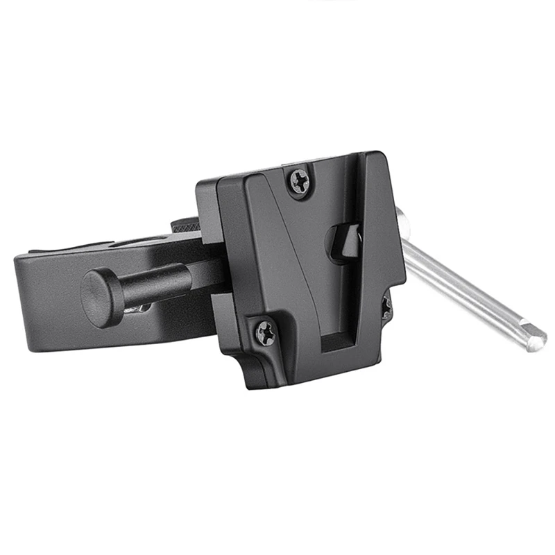 อะแดปเตอร์แบตเตอรี่ V-Mount พร้อมแคลมป์สําหรับติดตั้งขาตั้งไฟขาตั้งกล้องสําหรับแบตเตอรี่ V-Mount ไปยังขาตั้งไฟหรือขาตั้งกล้อง