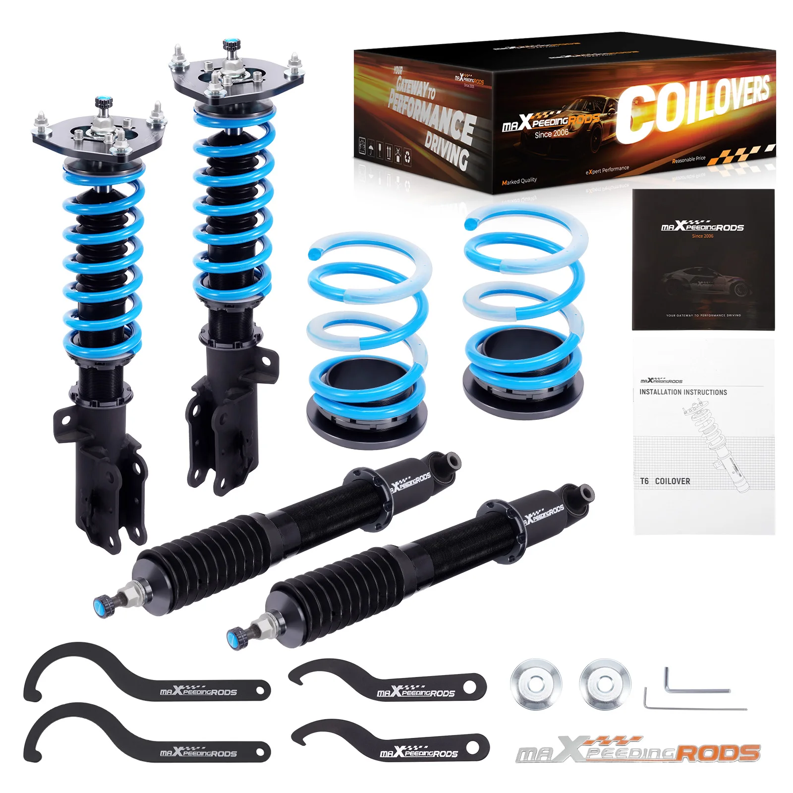 

24 Level Damper Coilover Shock Absorbers Kit For Volvo S60 FWD 2001-2009