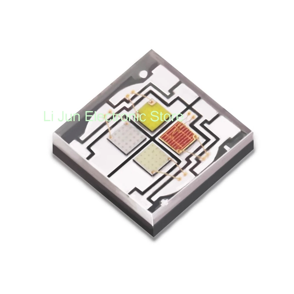 

5050 high-power 12W four-color RGBW ceramic patch flat glass lens LED 20piece