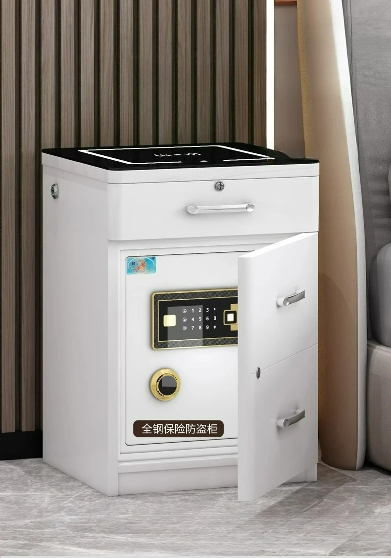 LTT Home Office Small Document Security Cabinet Safe Fingerprint Combination Cabinet