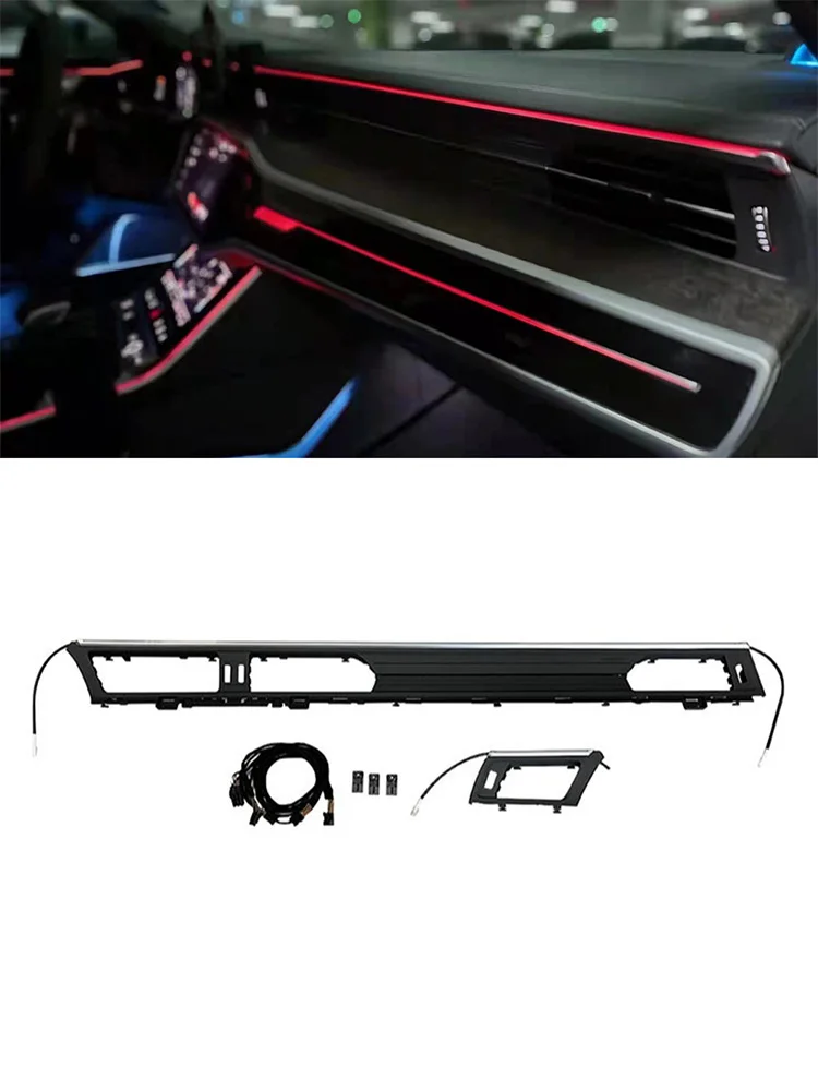 Dashboard Veelkleurige Omgevingslampen Voor Audi 2019-2024 A6 C8 A7 - afbeelding 2