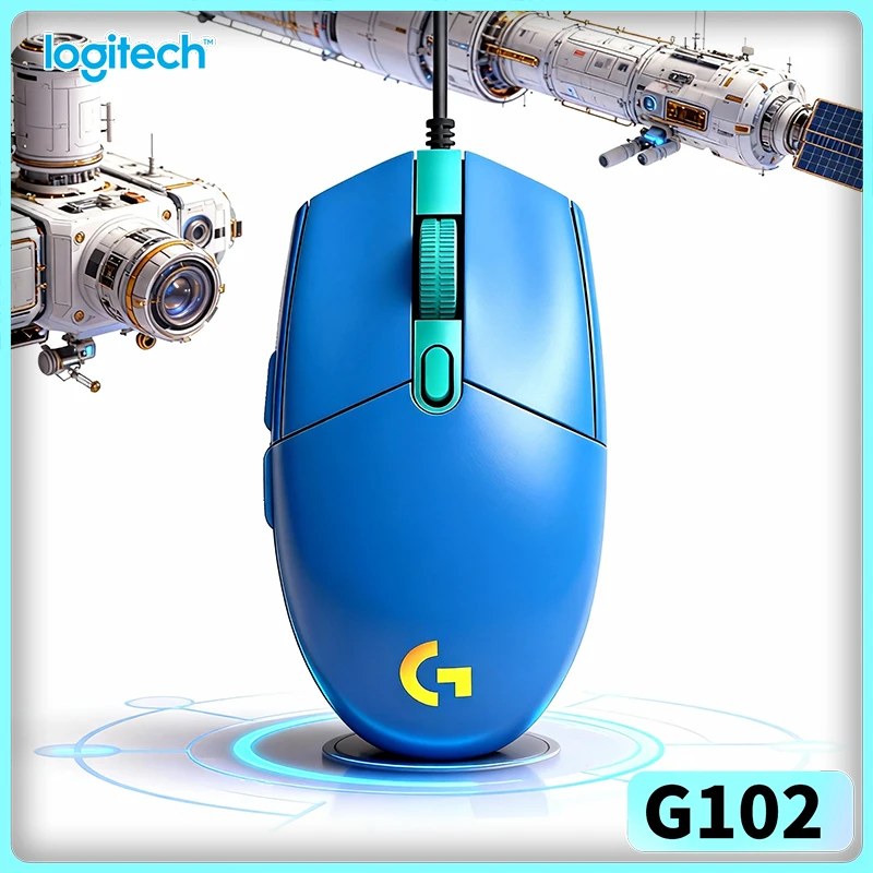 

Мышь Logitech G102 Prodigy, 16,8 млн RGB-цветов, легкий корпус, время отклика 1 мс для быстрых движений