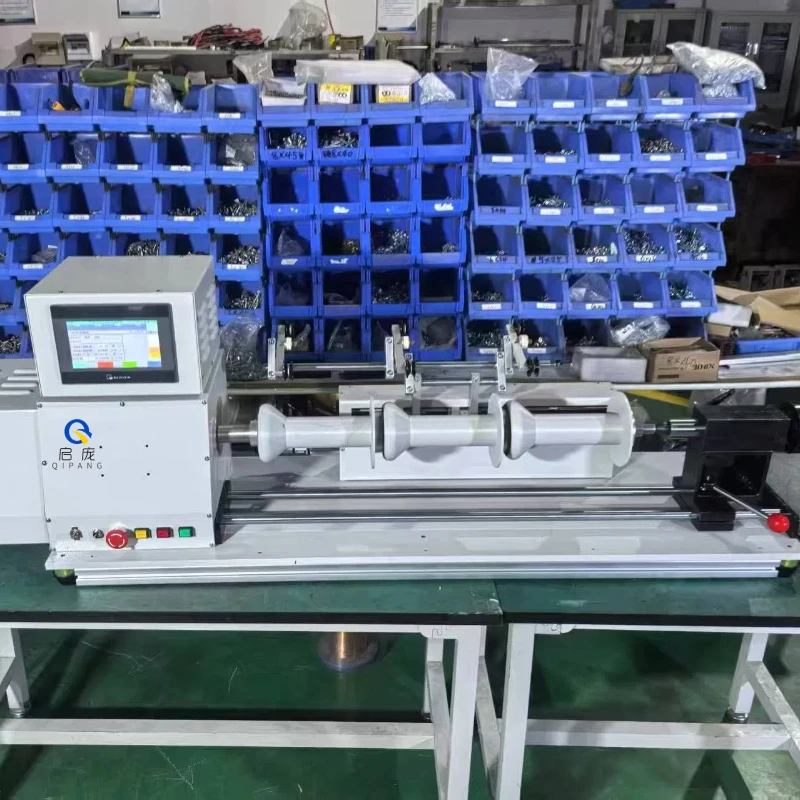 QIPANG High Speed Russian Language Unmanned Aerial Vehicle Fiber Optic Rewinding Machine