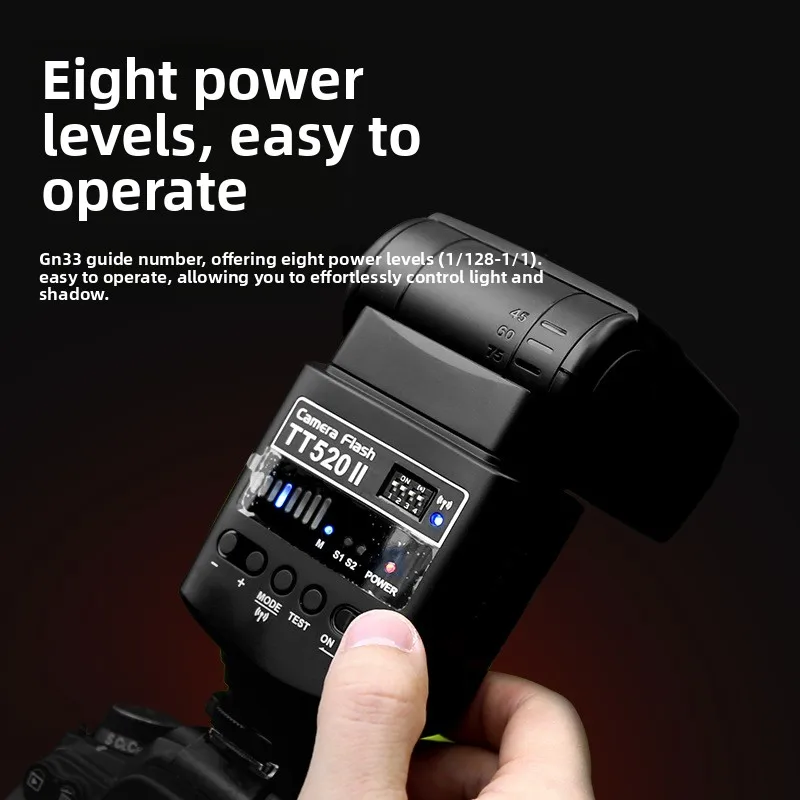 TT520II top flash universal, hot shoe machine top light SLR camera light external  fill light