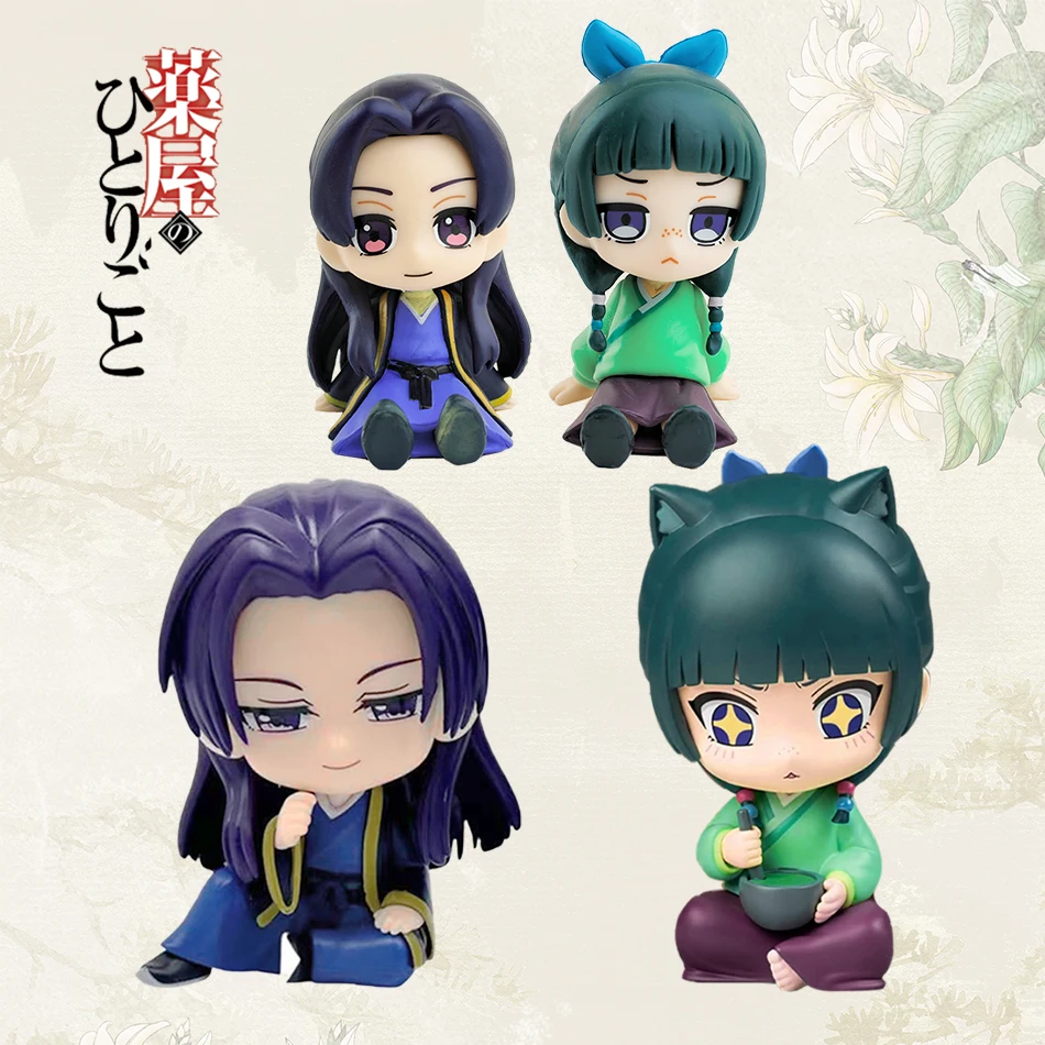 

The Apothecary Diaries Аниме Фигурки Maomao Рисунок Jinshi Kusuriya no Hitorigoto Q Версия 6/12 см Kawaii Сидящие игрушки Мини-модель