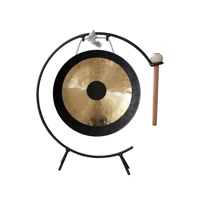 arboreal gong b20 metal traditional chinese gongs handmade 8'' chau gong and mallet and gong stand