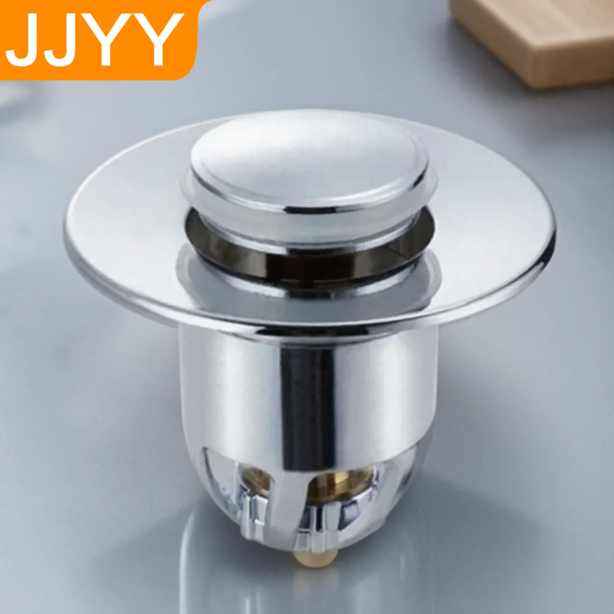 

Stainless Steel Sink Drain Filter Push Type Bounce Core Strainer Kitchen Sink Accessories Drain Pipe Fittings