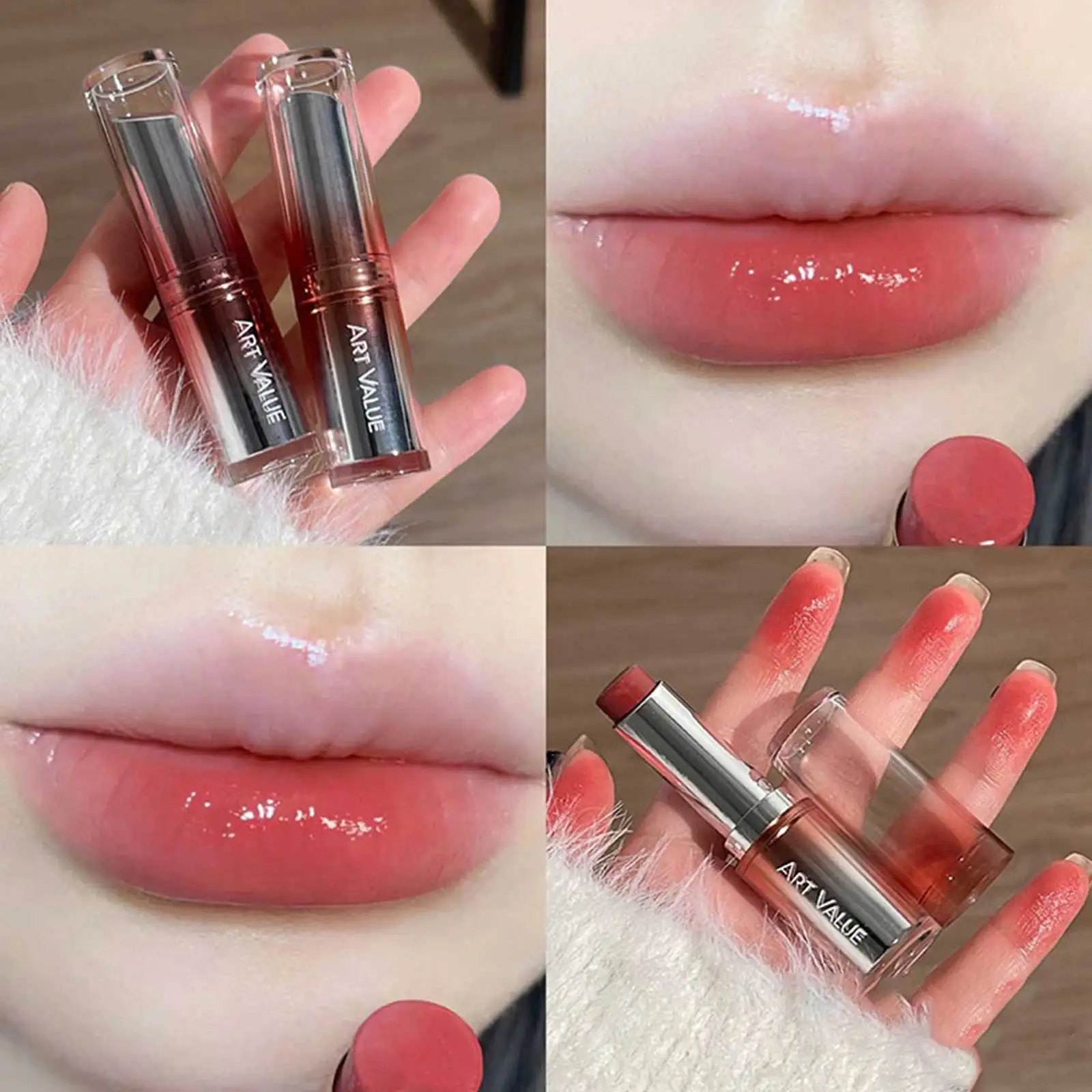 1PC Matte Nude Lipstick Waterproof Long Lasting Non-stick Cup Sexy Red Pink Velvet Lipsticks Women Makeup Cosmetic