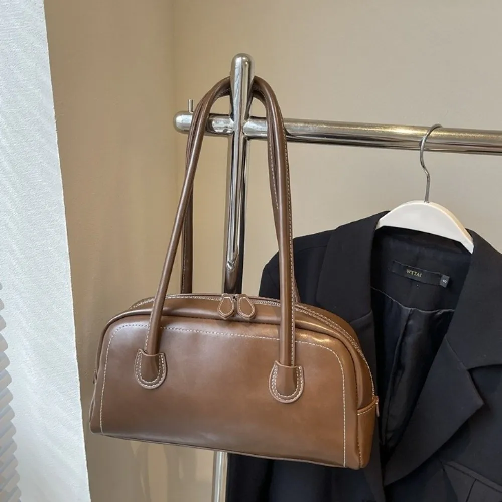 

Casual Large Capacity Women PU Shoulder Bag Korean Ins Style PU Leather PU Hobo Bag Handbags Personality Underarm Bag Travel