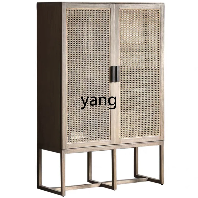 LXL Log Silent Style Locker B & B Living Room Vertical Cabinet Creative Dining Side Entrance