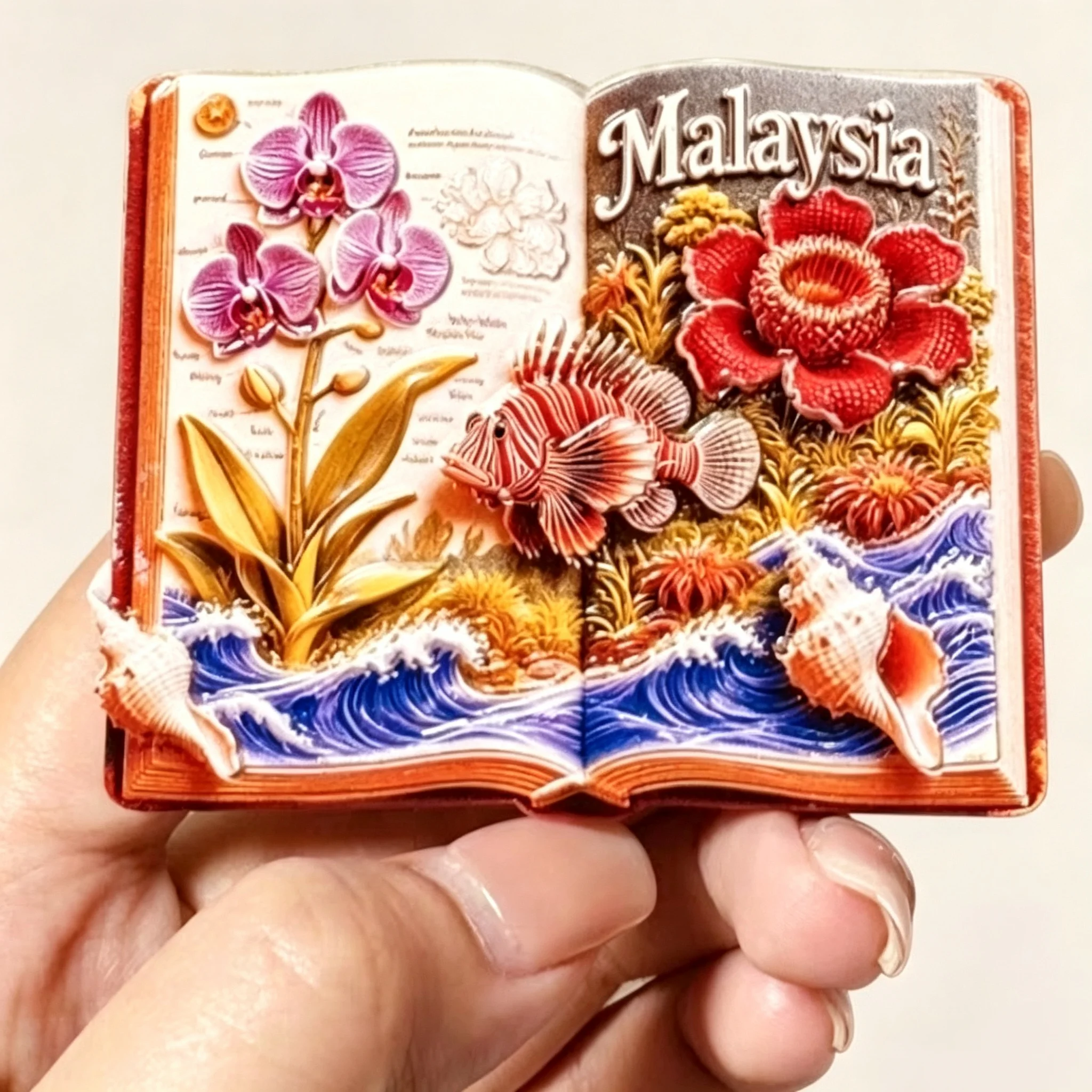 Asia  Malaysia   3D Fridge Magnets Tourism Souvenir Refrigerator Magnets Sticker