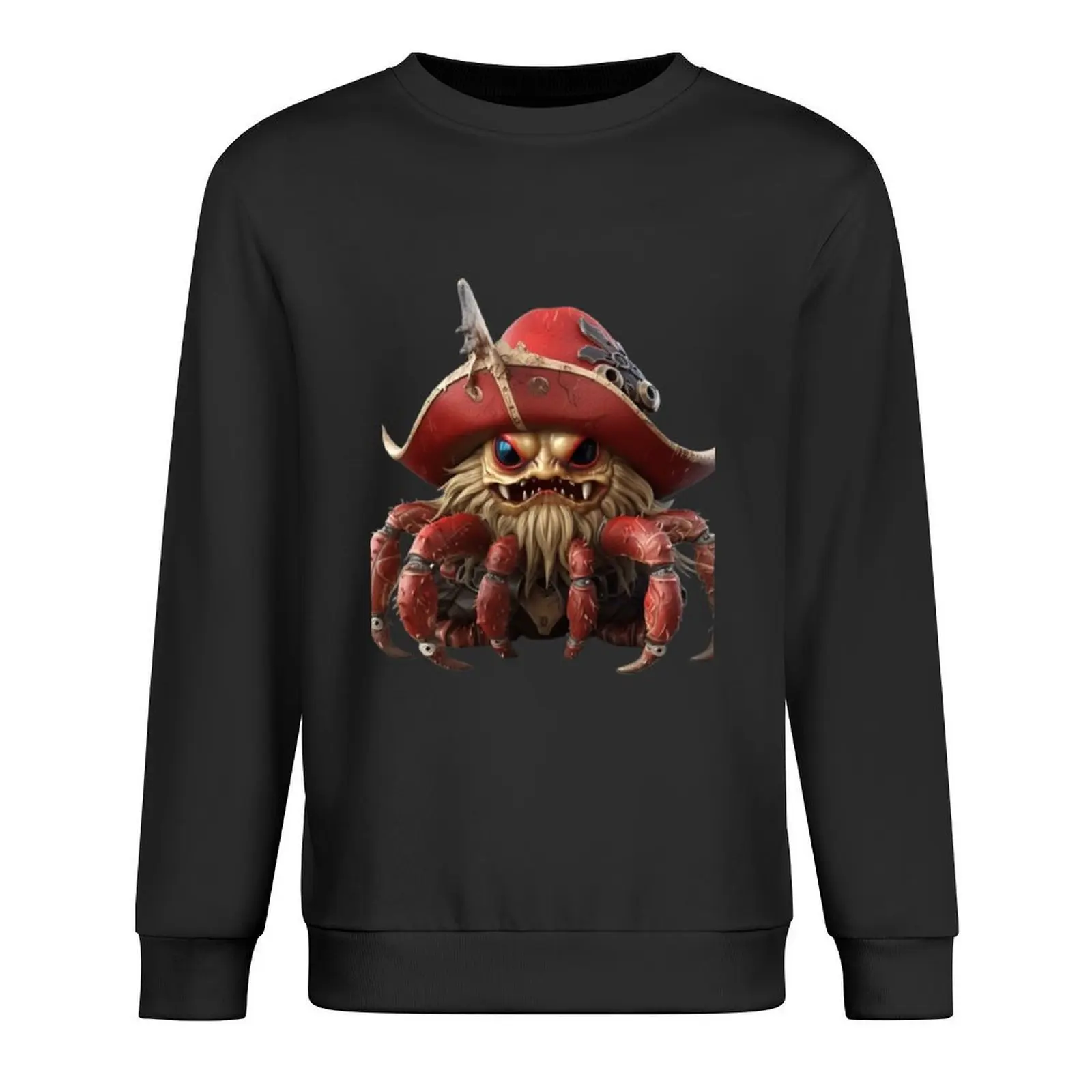 

Kawaii Spider Pirate Pullover blouse men's sweat-shirt korean style clothes men clothing anime sweatshirt