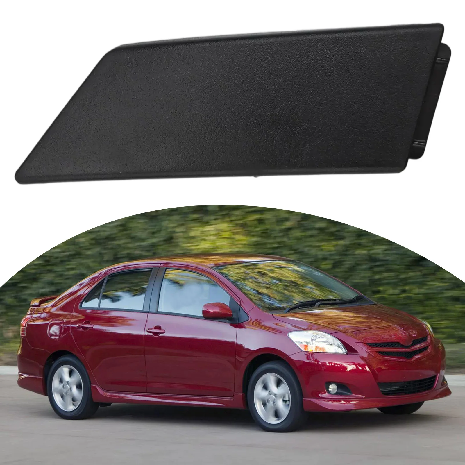 Vorne Rechts Spiegel Tür Rahmen Trim Für Toyota Für Yaris 2008-12 75751-52030 2025, Heißer Verkauf Marke. Neu und hochwertig