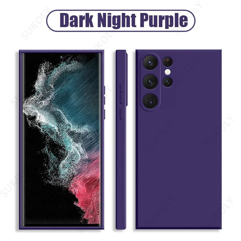 Liquid Silicone Soft Case For Samsung Galaxy S23 S24 FE S25 Edge S22 S24 Ultra A56 A17 A16 A53 A54 A55 A15 5G TPU Phone Cover - náhled 6