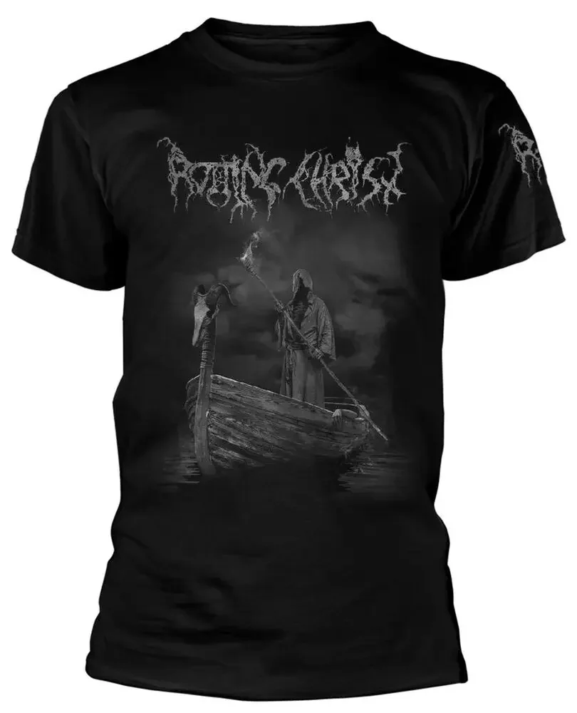 Rotting Christ To The Death     Anime pattern for both men and women High quality cotton Short SleevesLuxury brand retro