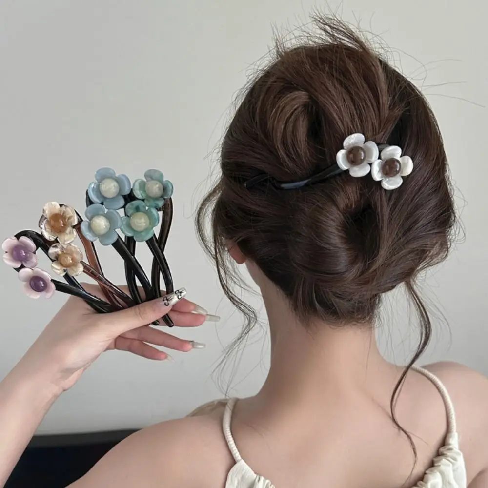 Fashion No Slip Hair Clips Shark Clip Hair Sticks Grab Clip Hair Accessories Flowers Hairpins For Women