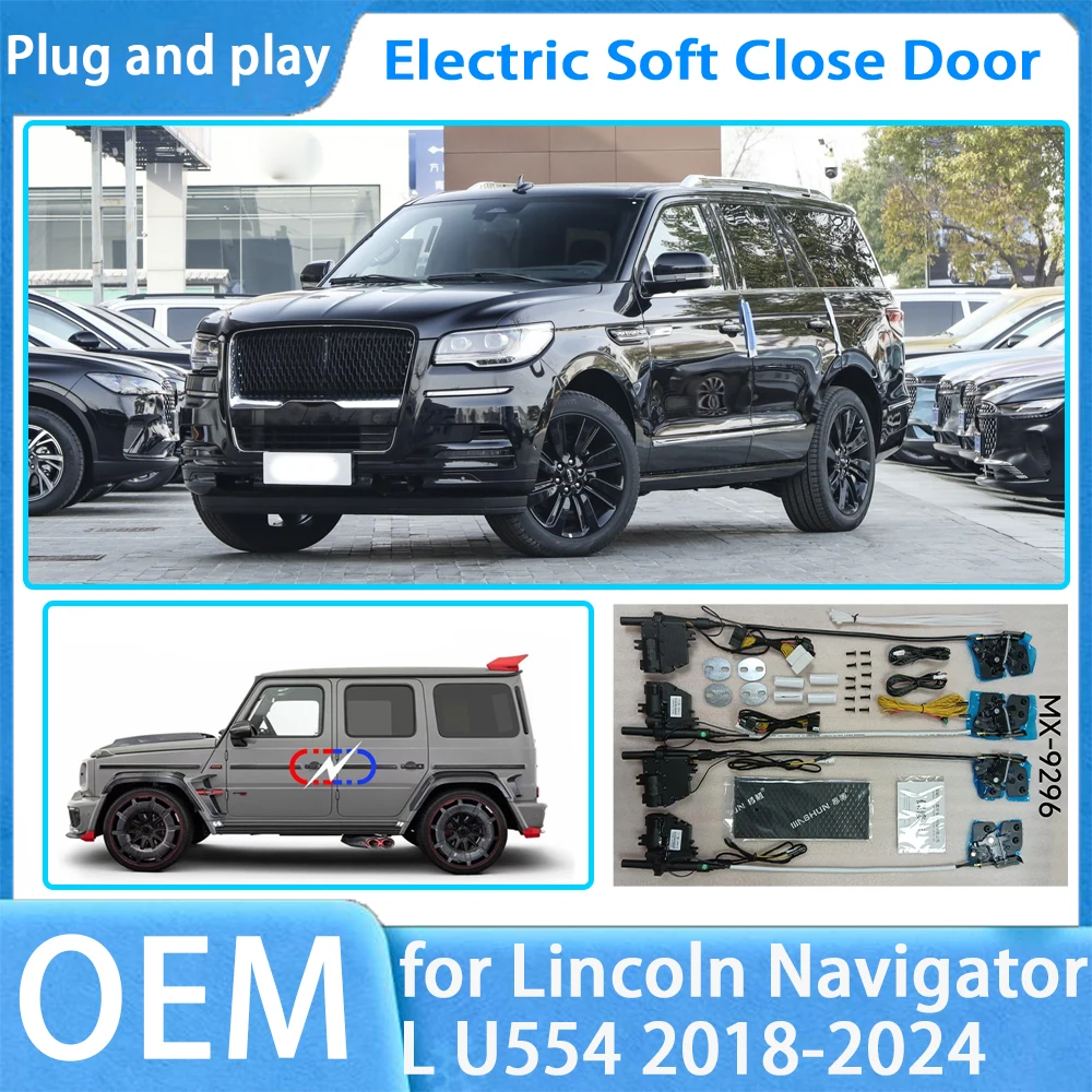 for Lincoln Navigator L U554 2018-2024 OEM Car Soft Close Door System Automatic Electric Auto Pull Power Latch Power Closing