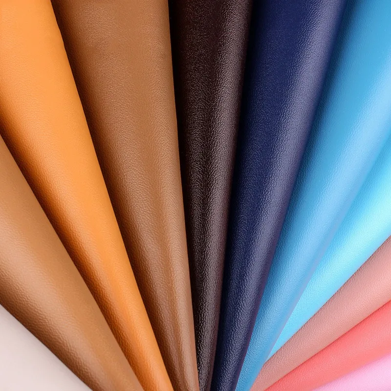 100*137cm 0.6mm Thick Leather PU Fabric Artificial Leathers Fabrics for Bag Sofa Car Interior Imitation Leather DIY Accessories