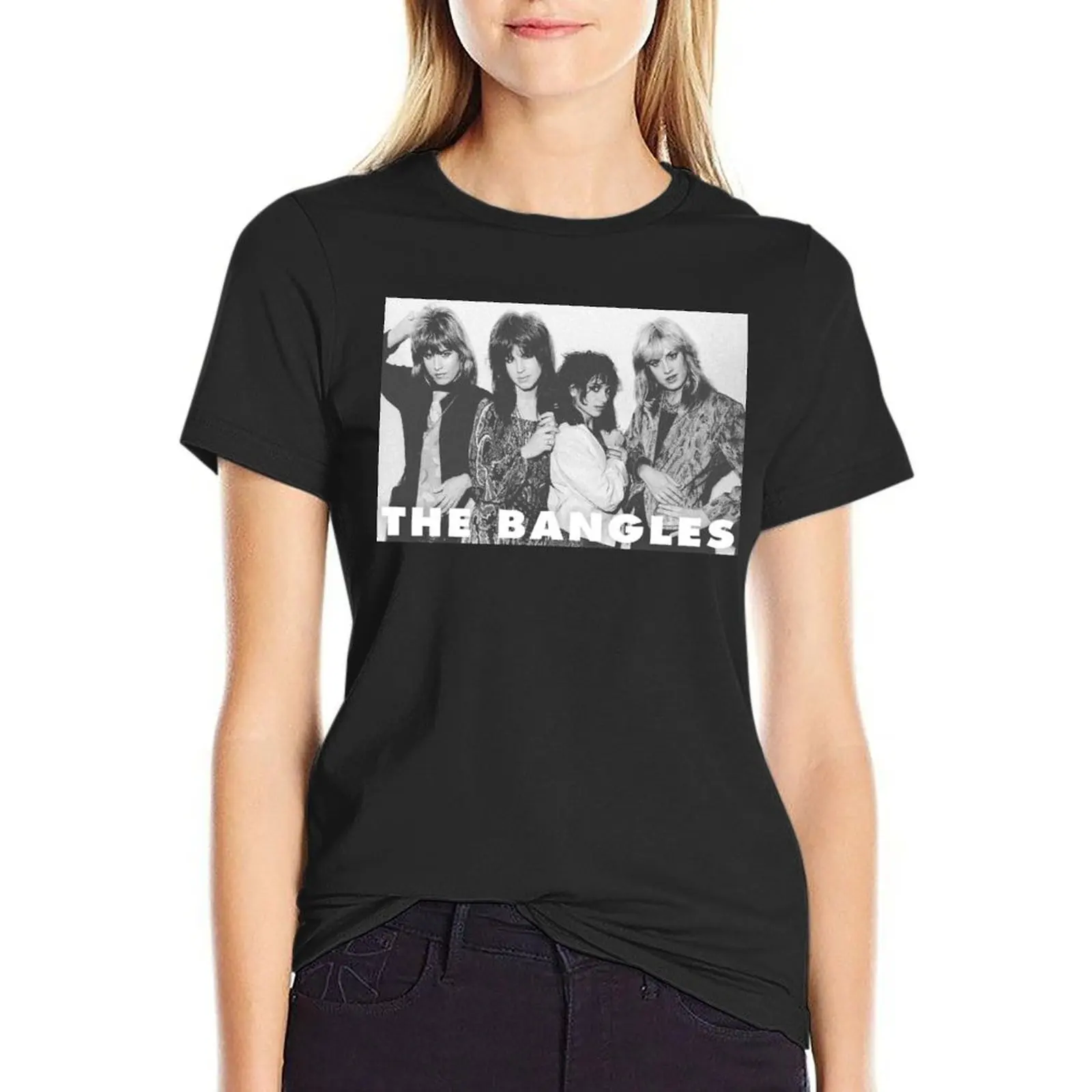 Camiseta Retro The Bangles para mujer, camisetas gráficas, ropa estética superior de verano