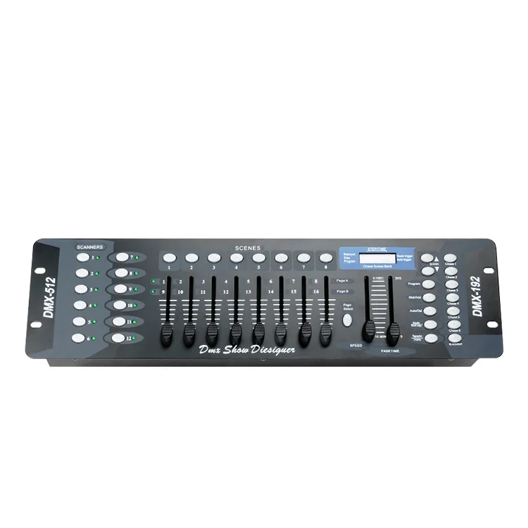 Professional Stage Controller DMX512 Signal Amplifier with 8 ports Splitter 8 way DMX Distributor