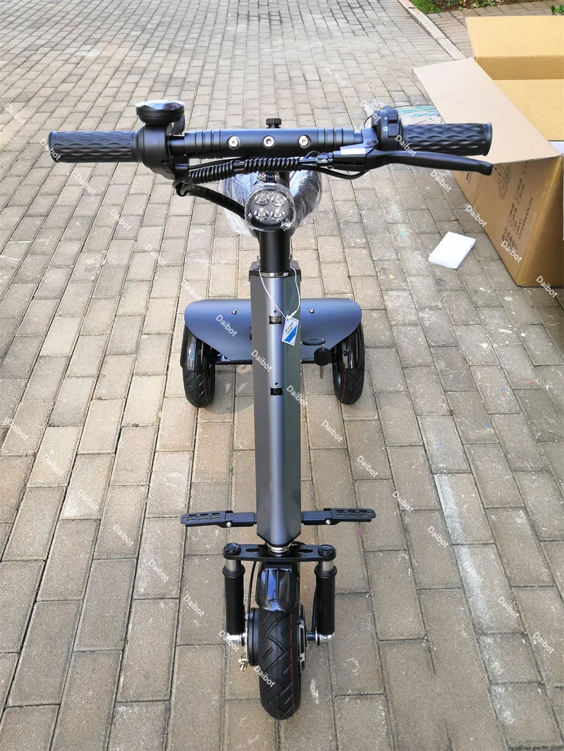 Eltern-Kind-Elektro-Scooter mit 3 Rädern und Sitz, 350W 36V, faltbarer Mobilitätsroller, leicht, für Familie und Erwachsene – Detail 17