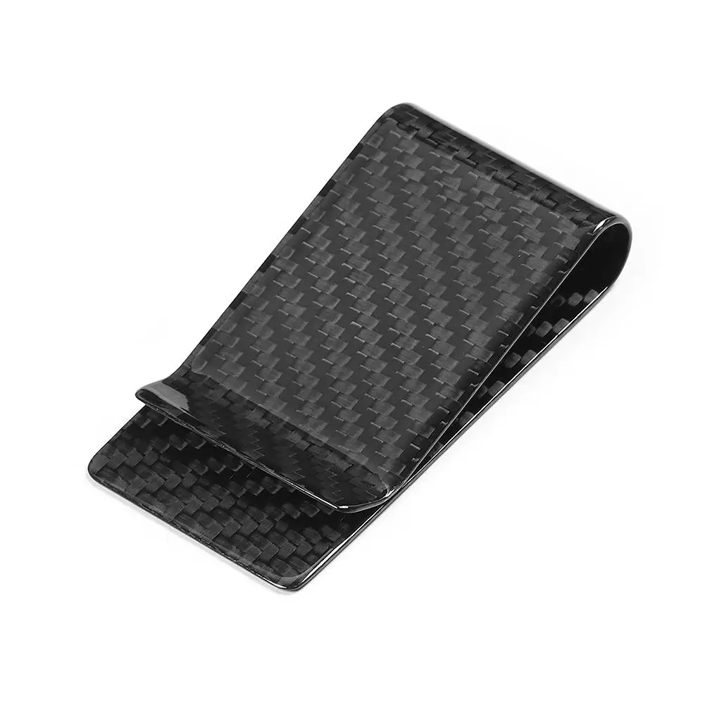 

Universal Carbon Visor Wallet - Slim Credit Card & Cash Holder, Stylish Bill Clip