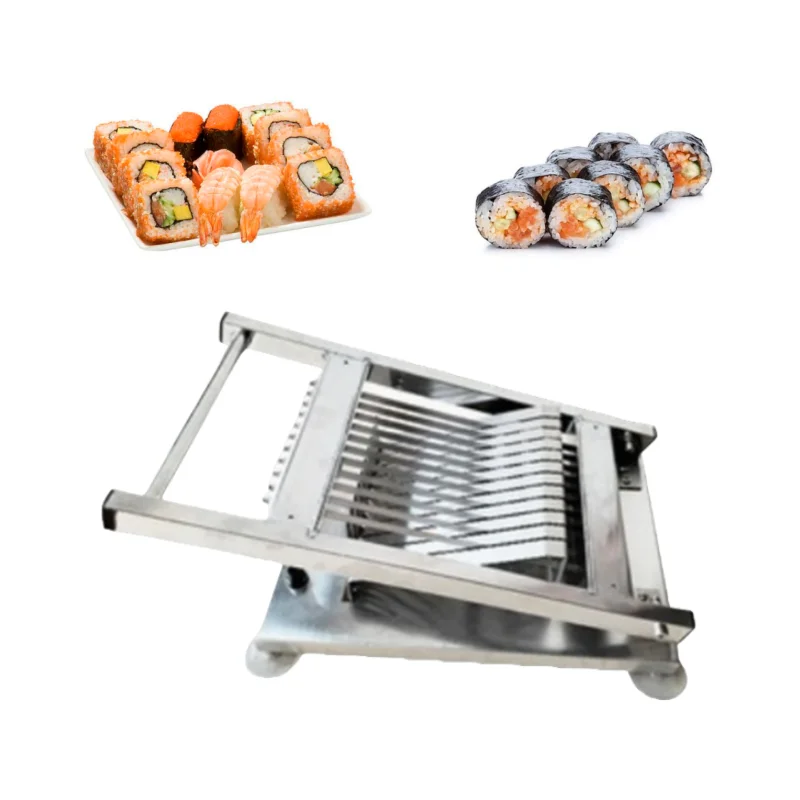 คู่มือ 1.7 ซม./2 ซม./2.4 ซม.ซูชิม้วนเครื่องตัดญี่ปุ่นข้าวซูชิม้วนตัดเครื่องมือซูชิเครื่องตัดเครื่องตัด