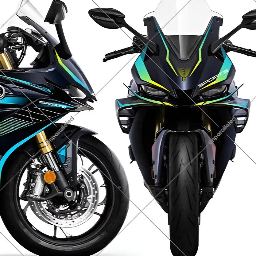 For VOGE RR660S 2024-2025 Stickers Front Headlights Sticker Loncin rr 660S Windshield Guard Decal Cover Motorcycle Accessories