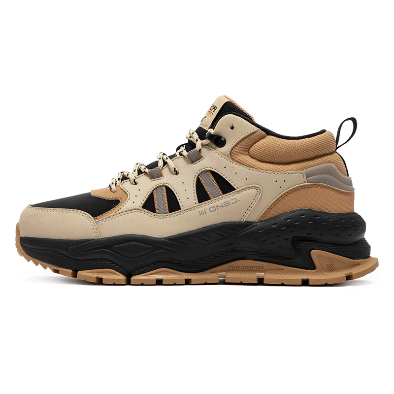 361 Degrees Men Casual Shoes New Retro Plush Thick-soled Autumn and Winter Warm Non-slip Classic Cotton Male Sneakers 672446705A
