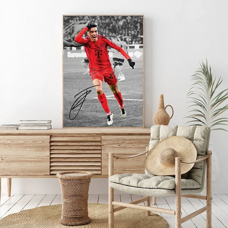 Football Star Messi Neymar Football Player Poster Canvas Painting Modern Living Room Mural Football Player Mural Room Decoration