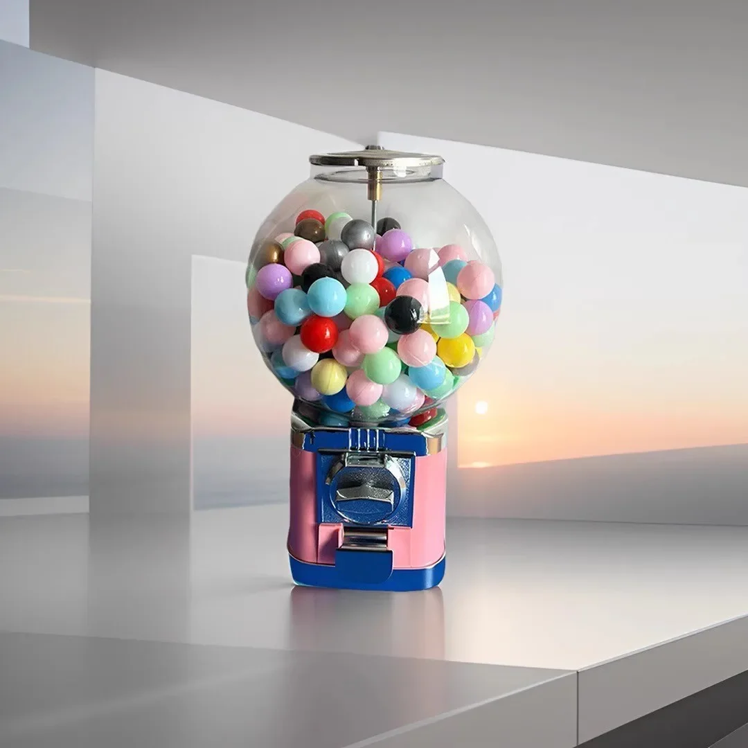 Small egg twisting machine desktop lottery props No. 32 elastic ball egg twisting machine blind box toy capsule coffee egg