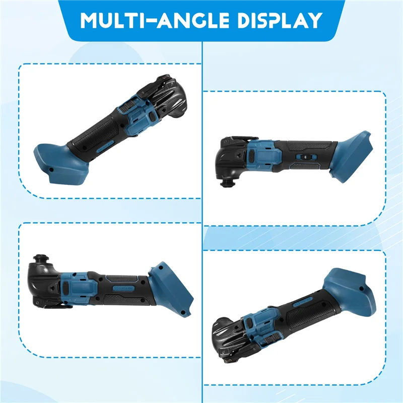 

ABMR-Brushless Oscillating Multi Tool Cordless Vibration Woodworking Powerl Tool Electric Trimmer Saw For 18V Battery