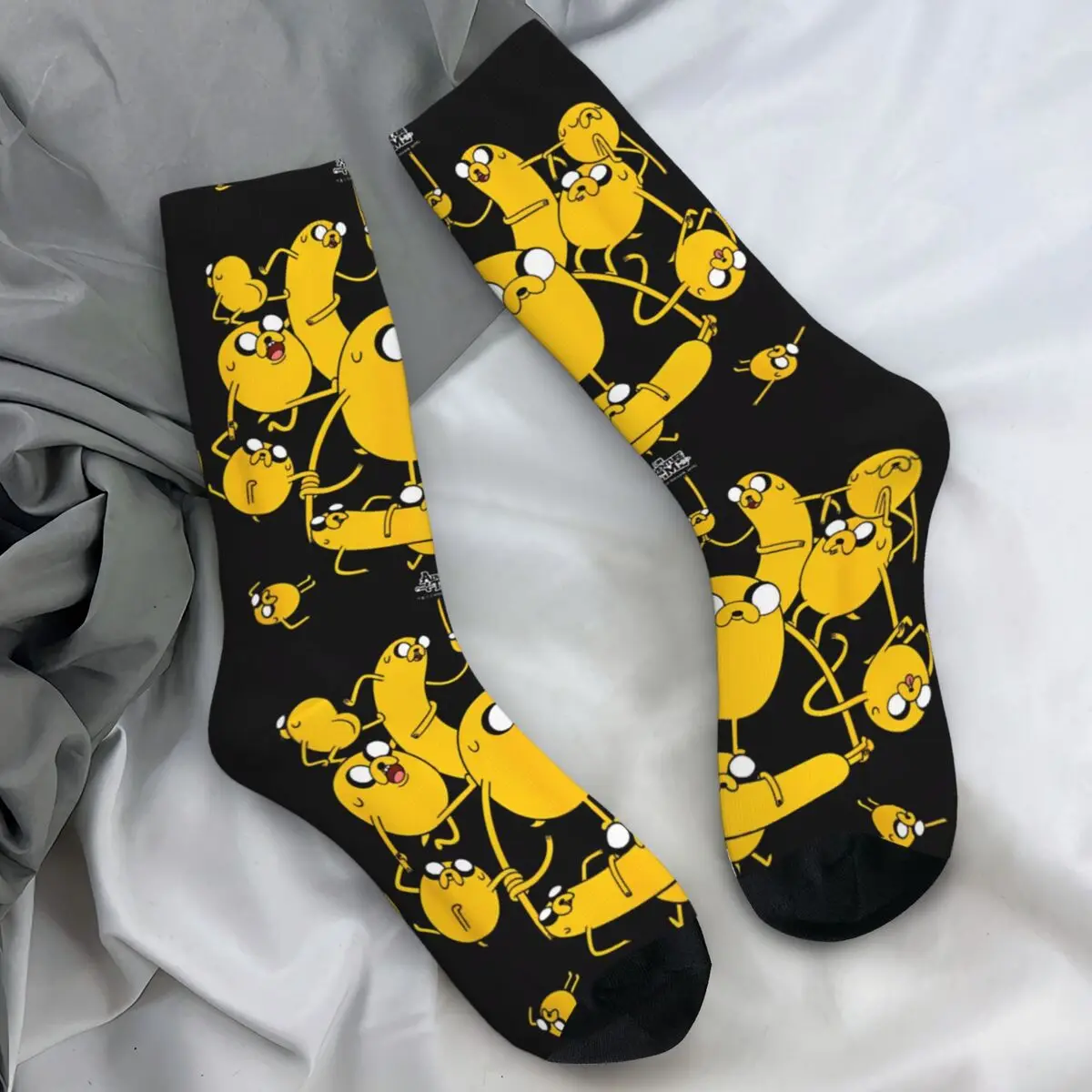 Men Socks Adventure Time Multiple Jakes Stockings Autumn Retro Soft Socks Design Cycling Anti Skid Socks