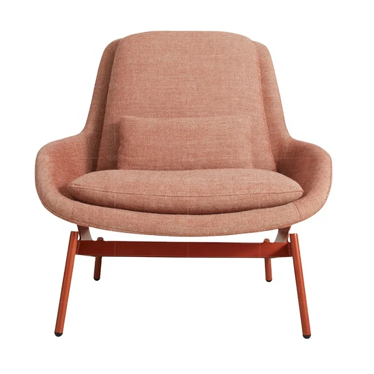 

Итальянский одиночный дизайнерский стул для отдыха, повседневный современный тканевый диван для гостиной и спальни, обеденная мебель