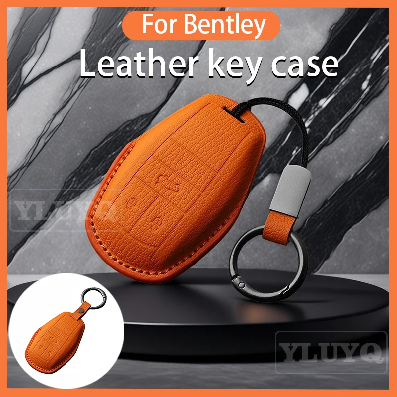 

Кожаный чехол для ключей от автомобиля Bentley Continental, Tian Yue, Tian Yue Fei V8, брелок из козьей кожи, аксессуары для салона автомобиля