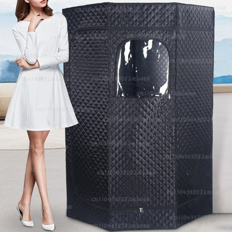 Home Use Rectangular Full Body Sauna Box Detachable Steam Box Foldable Portable