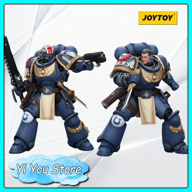 

В наличии: Фигурка Joytoy Warhammer 40k Ultramarines Titus с лаврами победы, масштаб 1/18, аниме-фигурка, модель, игрушка, подарок