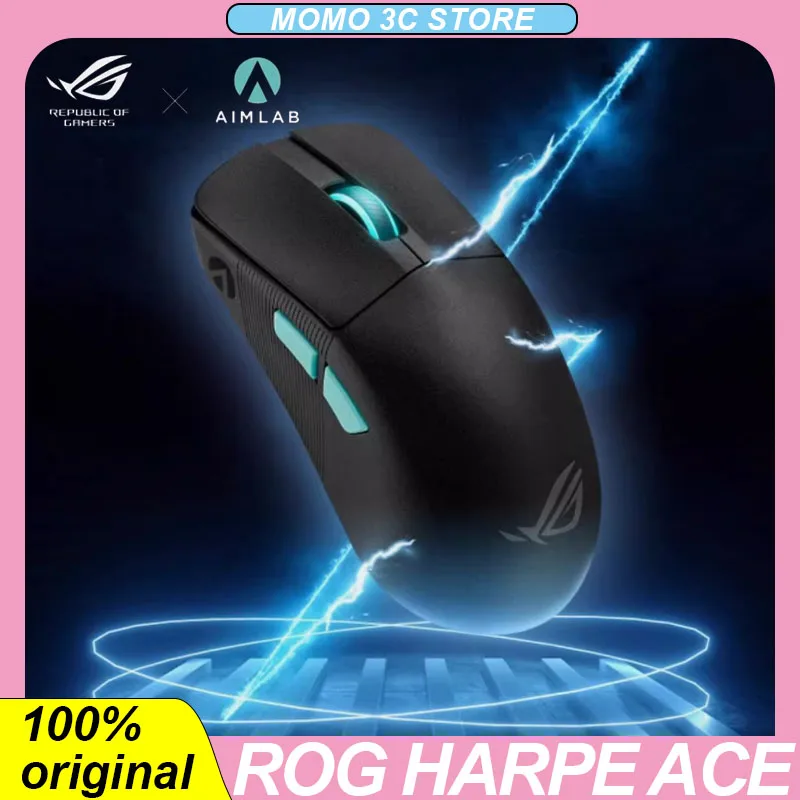 

Беспроводная мышь ROG Harpe Ace Aimlab, 36k, 3 режима, 36000DPI, 50g RGB