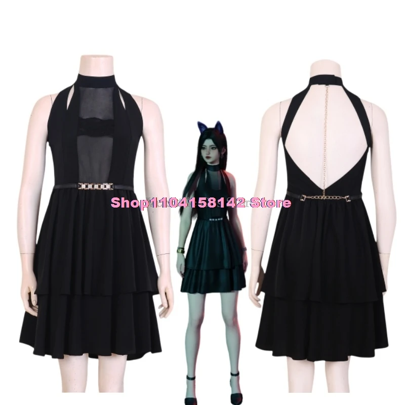 

Heroine Black Dress Women Costumes Cosplay Femme Anime Love and Deepspace Outfits Costumes: New Items Gown Whole Cosplays Female