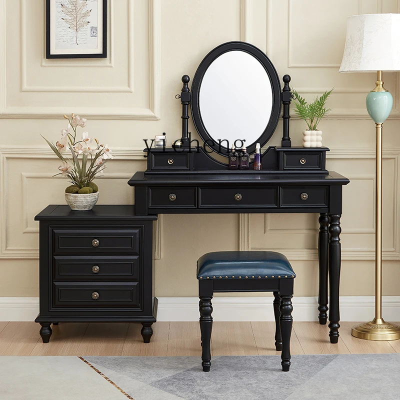 طاولة تزيين TWR، طاولة مكياج لغرفة النوم، خزانة تخزين، طاولة مكياج متكاملة #2