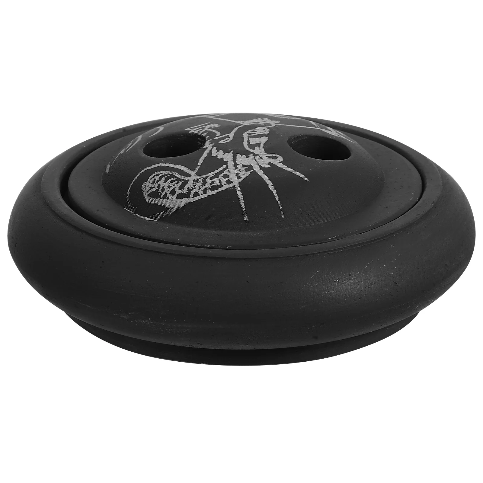 

Inkstone with Cover Calligraphy Painting Practice Bottle Chinese for Block Round Inkwell Retro Student