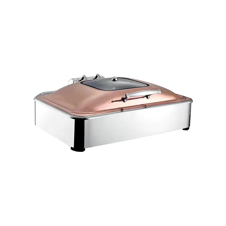 Professional Stainless Steel Hotel Chafing Dish Catering Steel Buffet Set Equipment Food Warmers